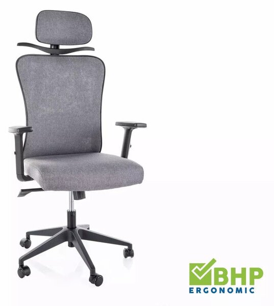 Q-080M Ergonomikus Forgószék Szürke