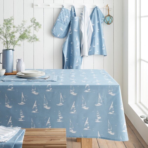 Pamut konyharuha szett 4 db-os 50x70 cm Salcombe Boats – Catherine Lansfield