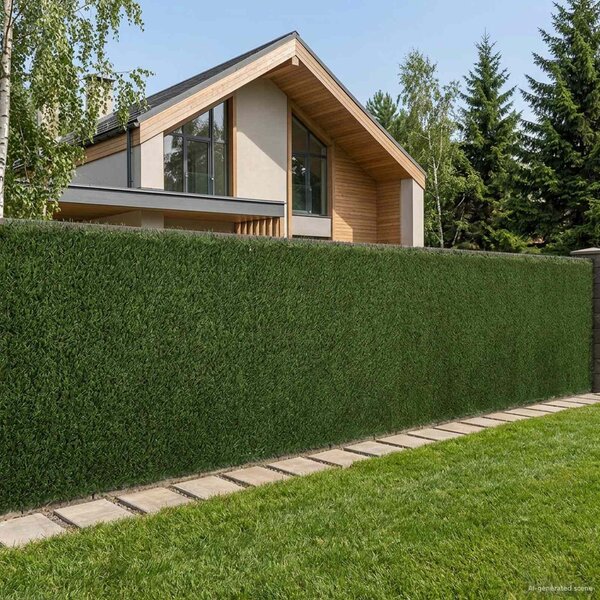 VidaXL Műanyag Kerítés Világos zöld 1,5 x 5 m PVC és Acél