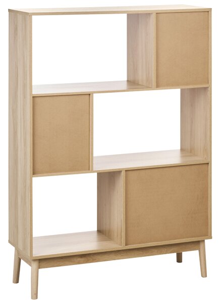 Polcrendszer LYNWOOD 140 cm Világosbarna