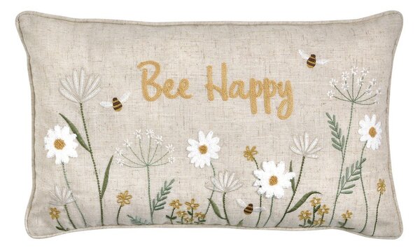 Díszpárna 30x50 cm Bee Happy – Catherine Lansfield