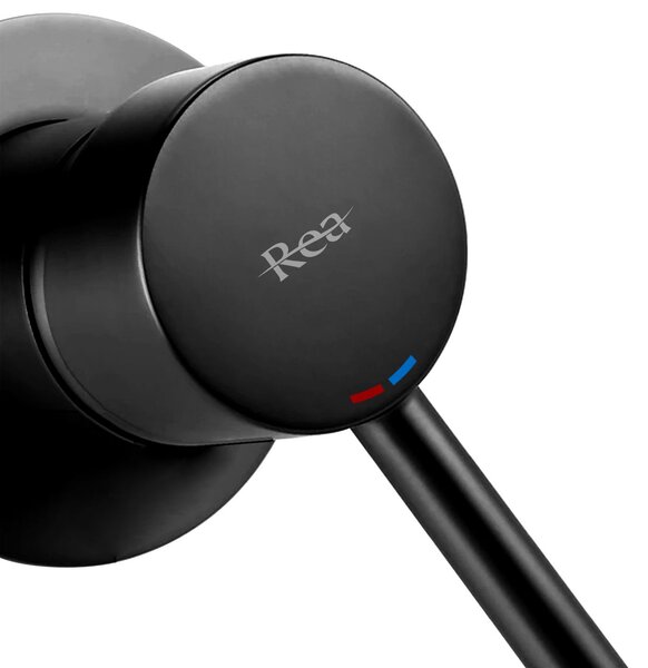 Falra szerelhető csaptelep Rea Lungo LONG black mat + box
