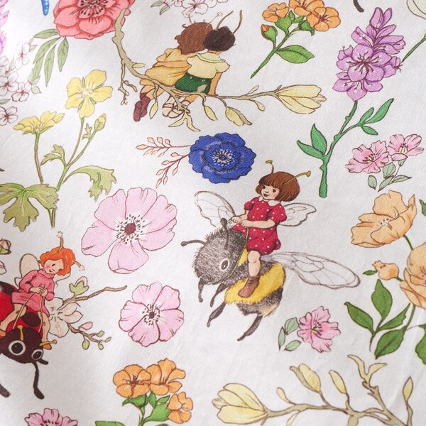 Egyszemélyes pamut gyerek ágyneműhuzat 135x200 cm Garden Friends – Belle & Boo