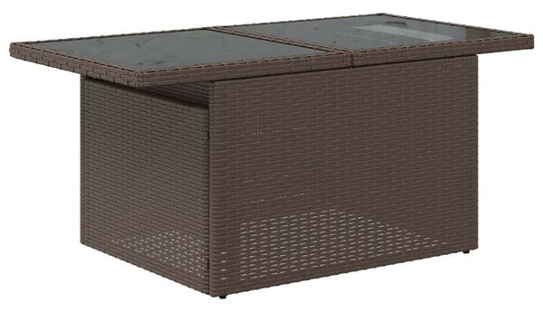 VidaXL Polyrattan Kerti Ülőgarnitúra - 7 részes - Barna