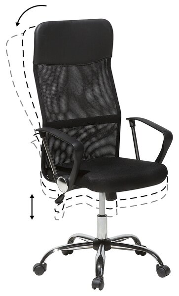 Irodai szék DESIGN Fekete