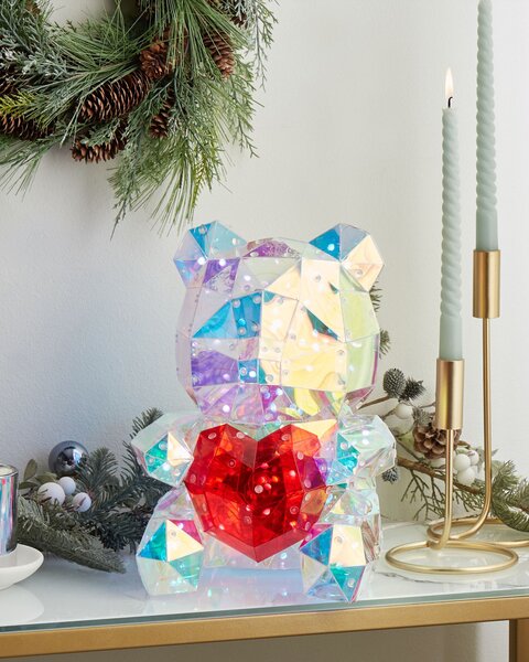 LED dekoráció Plüssmackó RIGEL alkalmazással Színes