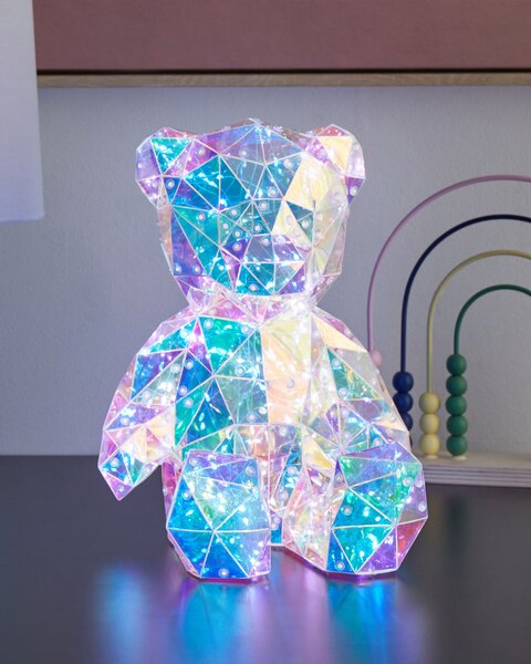 LED dekoráció Plüssmackó HADAR Színes