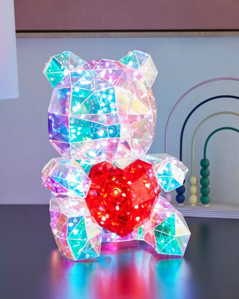 LED dekoráció Plüssmackó RIGEL alkalmazással Színes