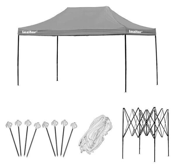 Összecsukható kerti pavilon 3x4,5 m