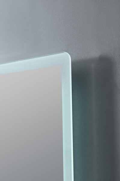 Inspiro Design Biscano Smart, szögletes okos tükör, keretvilágítással, 80x70 cm, LED-463