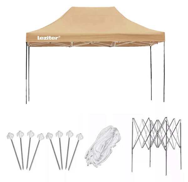 Összecsukható kerti pavilon 3x4,5 m