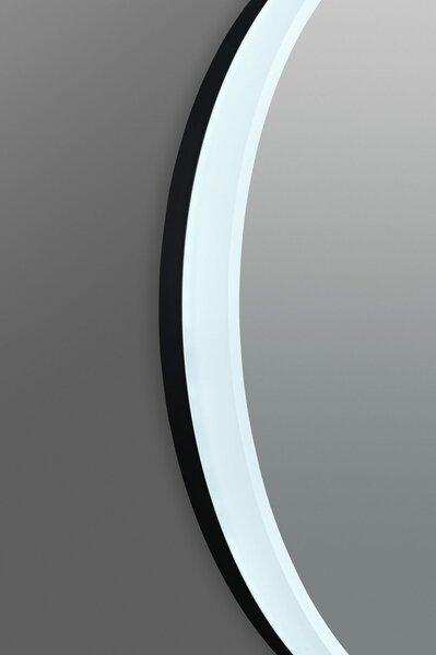 Inspiro Design Luce Smart, kör alakú, 3D keretvilágítású, okos tükör, 70x70 cm, LC-AC22
