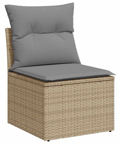 VidaXL Polyrattan Kerti Ülőgarnitúra - 10 részes - Bézs