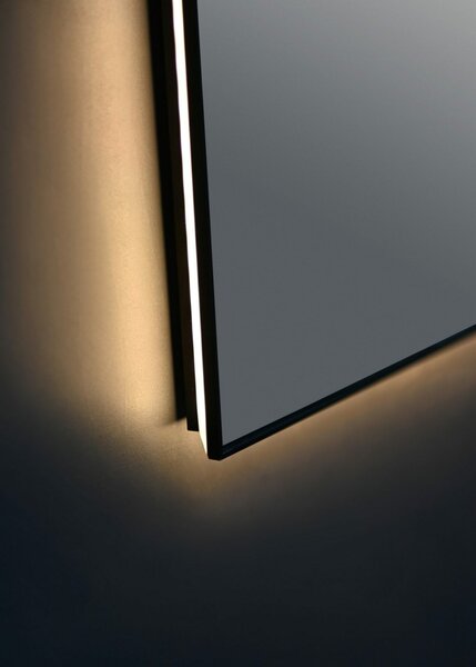 Inspiro Design Vetro Smart Prémium, szögletes, hátsóvilágítású okos tükör, 100x70 cm, LC-SP01