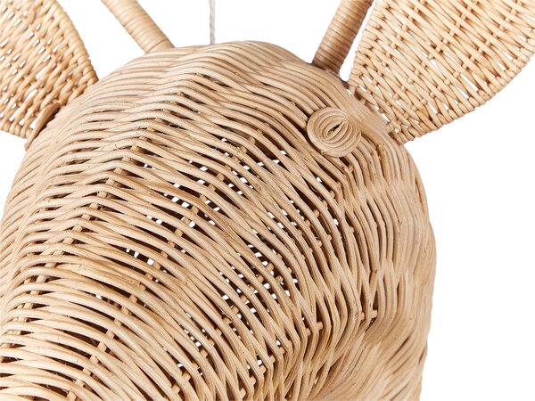 Fali Dekoráció Zsiráf BANANEC Rattan 83 cm Természetes