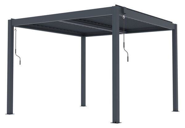 G21 Austin Premium 3x3 m bioklimatikus pergola, antracit alumínium