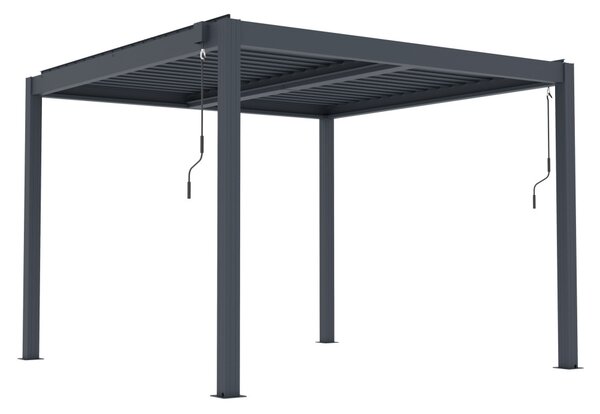 G21 Austin Premium 3x3 m bioklimatikus pergola, antracit alumínium