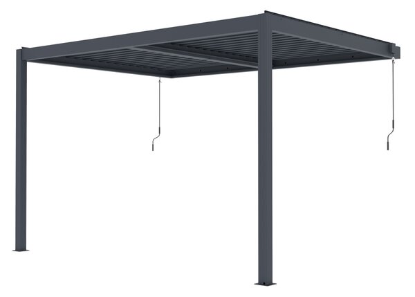 G21 Trenton Premium 4x3 m bioklimatikus pergola, antracit alumínium