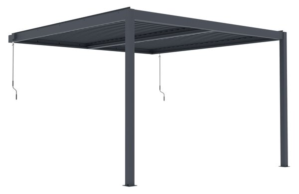 G21 Trenton Premium 4x4 m bioklimatikus pergola, antracit alumínium