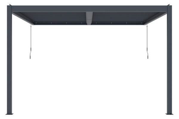 G21 Trenton Premium 4x4 m bioklimatikus pergola, antracit alumínium