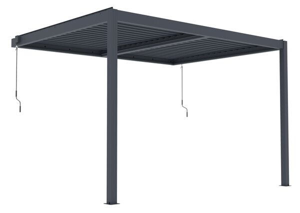 G21 Trenton Premium 4x3 m bioklimatikus pergola, antracit alumínium