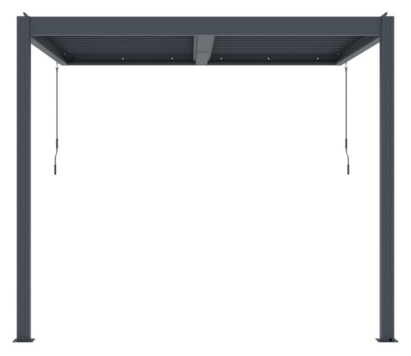 G21 Trenton Premium 3x3 m bioklimatikus pergola, antracit alumínium