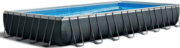Intex UltraSet XTR négyszögletű medence 975 x 488 x 132 cm homokszűrővel és sóbontóval (26378)
