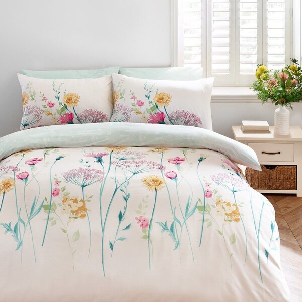 Egyszemélyes ágyneműhuzat 135x200 cm Meadowsweet Floral – Catherine Lansfield