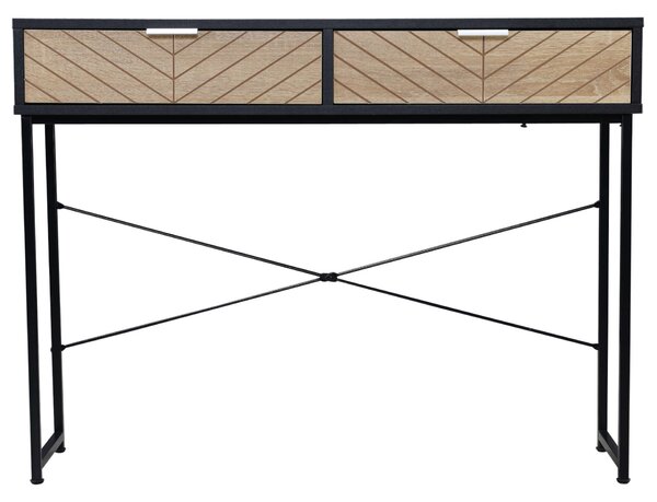 Fiók, Homcom, 100 x 30 x 75 cm, fém/PAL, fekete