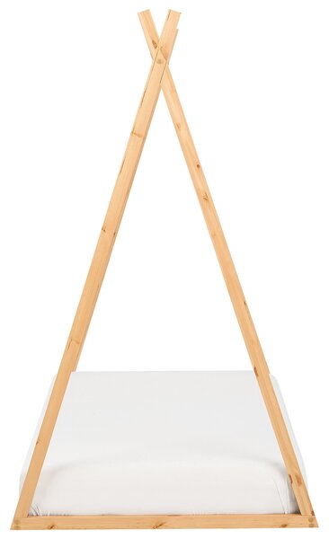 Gyerekágy Tipi Fenyő SAURAT 90 x 200 cm Világosbarna