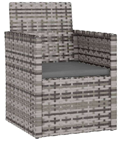 VidaXL Polyrattan Kültéri Ülőgarnitúra - 4 részes - Szürke