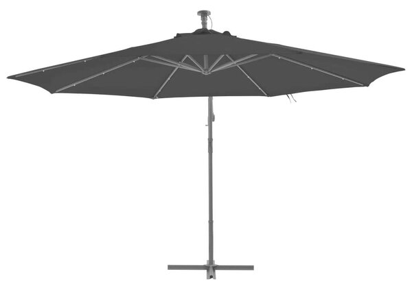 VidaXL Konzolos Napernyő - Fekete - 350 cm