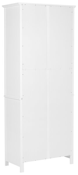 Üveges vitrin LUSBY 75 cm Fehér