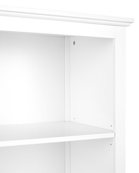 Üveges vitrin LUSBY 75 cm Fehér