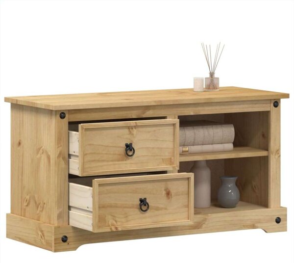 VidaXL Corona Fenyőfa TV-szekrény - 100x40x52 cm