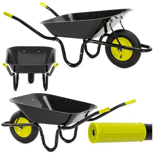 Springos kerti talicska 65l - Fekete