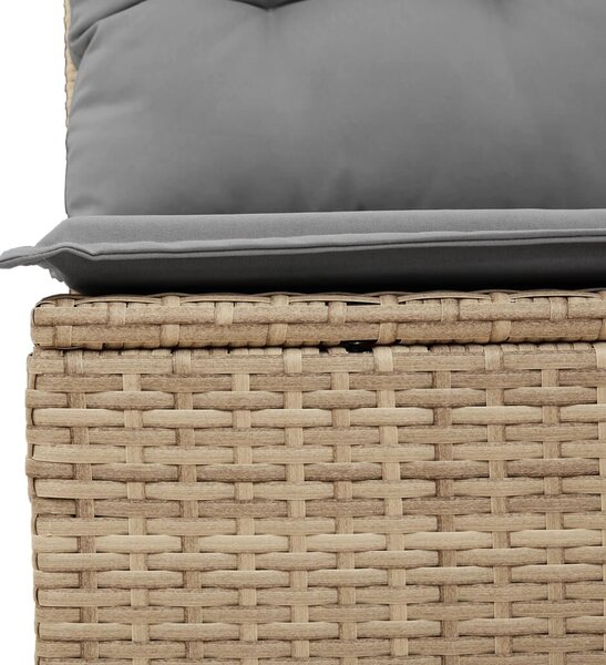 VidaXL Polyrattan Kerti Ülőgarnitúra - 10 részes - Bézs
