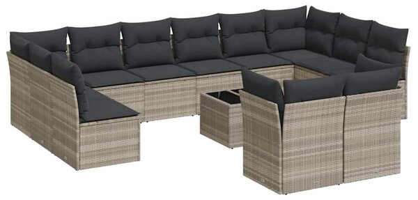 VidaXL Polyrattan Kerti Ülőgarnitúra - 13 részes