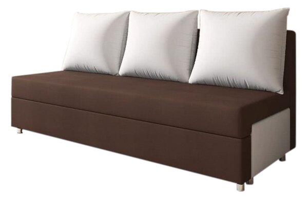 RITA kanapé, barna/fehér (alova 68/pdp)