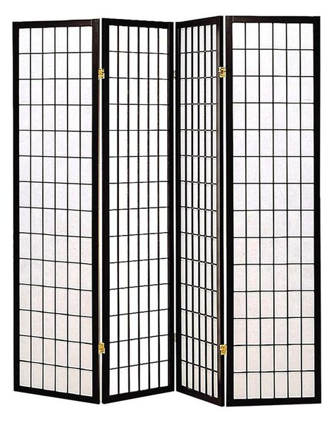 4 paneles térelválasztó paraván-japán stílusú
