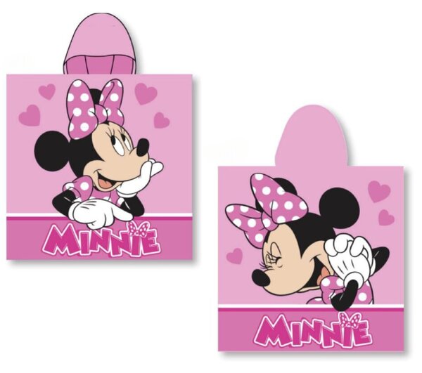 Gyerek poncsó MINNIE MOUSE 55x110cm Faro