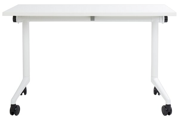 Összecsukható íróasztal CAVI Fehér 120 cm 60 cm kerekekkel