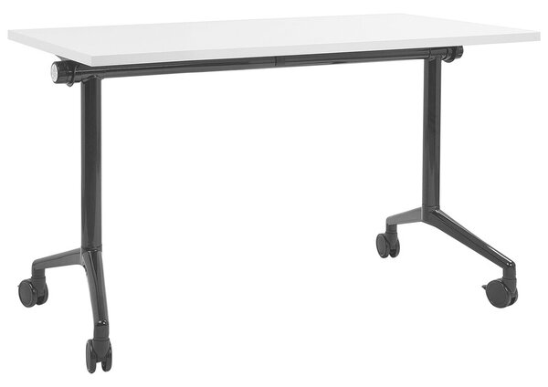 Összecsukható íróasztal CAVI Fehér 120 cm 60 cm kerekekkel