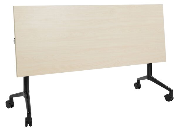 Összecsukható íróasztal CAVI Világosbarna 160 cm 60 cm kerekekkel