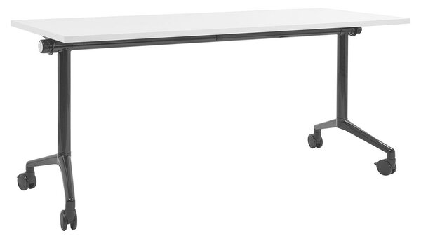 Összecsukható íróasztal CAVI Fehér 160 cm 60 cm kerekekkel