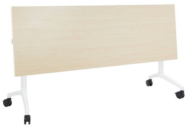 Összecsukható íróasztal CAVI Világosbarna 180 cm 60 cm kerekekkel