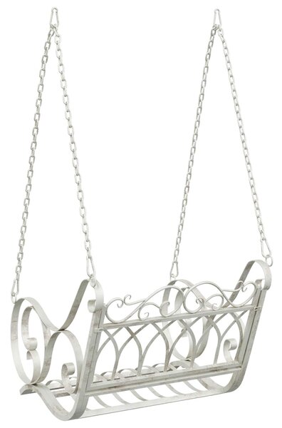 VidaXL Hinta Pad Acél 71 x 75 x 59 cm Antik fehér
