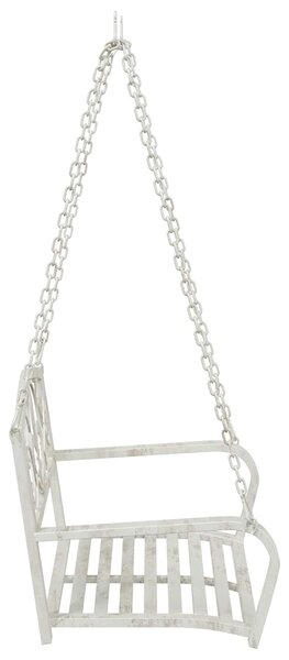 VidaXL Hinta Pad Acél 71,5 x 59 x 55 cm Antik fehér