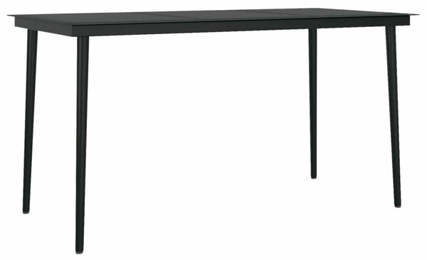 VidaXL 5 részes polyrattan és üveg kerti étkezőgarnitúra párnákkal