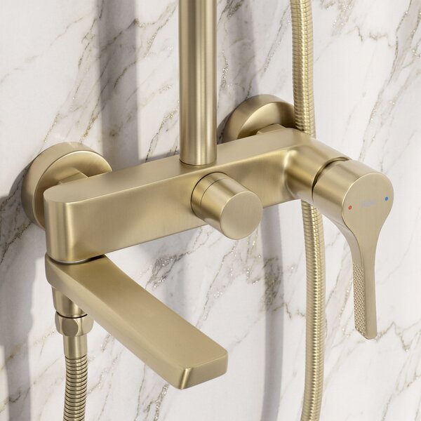 Zuhanyszett PREMIUM Rea Maxim Brush Gold